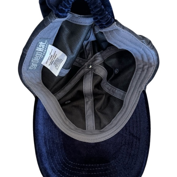San Diego Hat Company velvet baseball cap - Picture 3 of 7